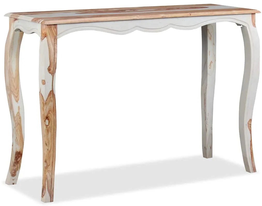 Mesa consola 110x40x76 cm madeira de acácia maciça