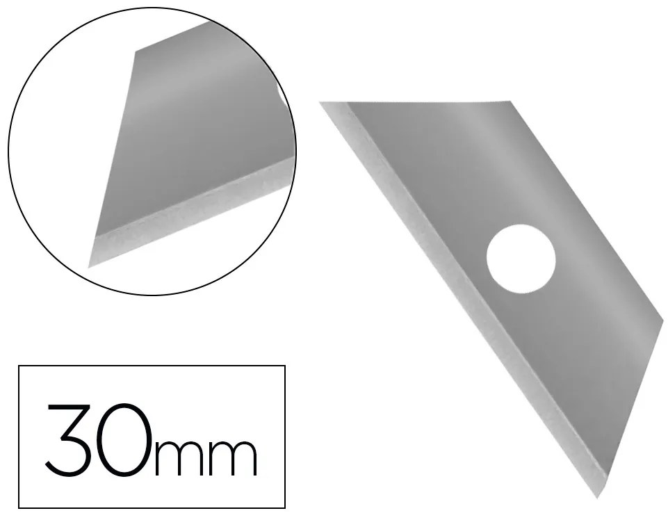 Recarga Q-Connect Faca Blister de 10 Unidades para Faca Kf16818