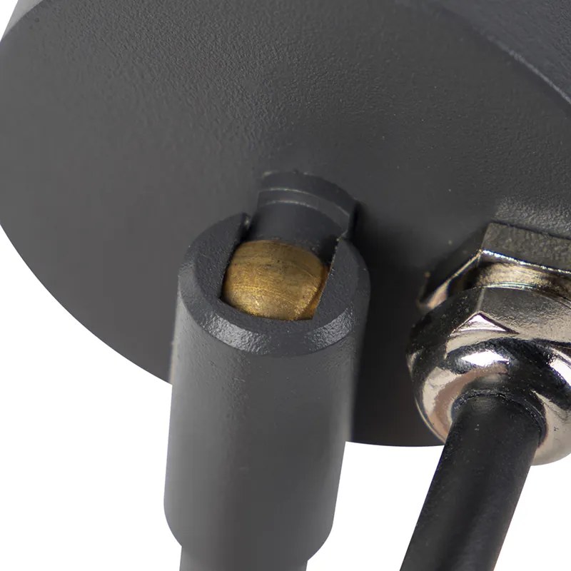 Foco moderno inteligente antracite IP44 incl. WiFi GU10 - Solo