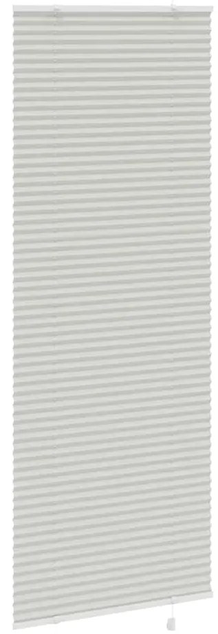 Cinzento Luz Plissada Cega 80x200 cm Largura Tecido 79,4 cm