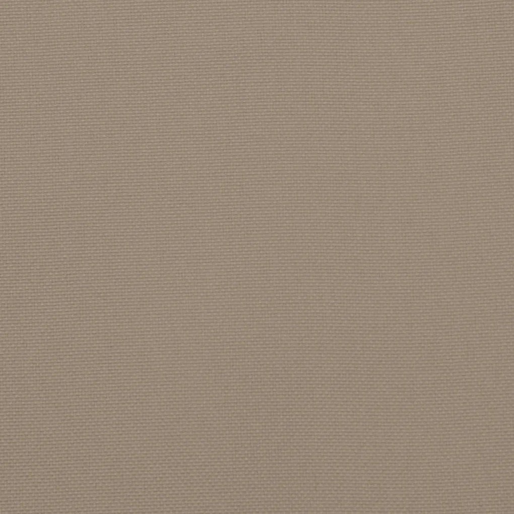 Almofadão p/ banco jardim 200x50x4 cm tecido cinza-acastanhado