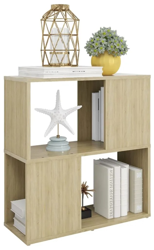 Estante 60x24x63 cm contraplacado cor carvalho sonoma