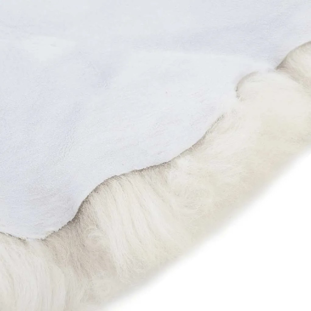 Pele de ovelha (60-70)x(90-100) cm cor creme