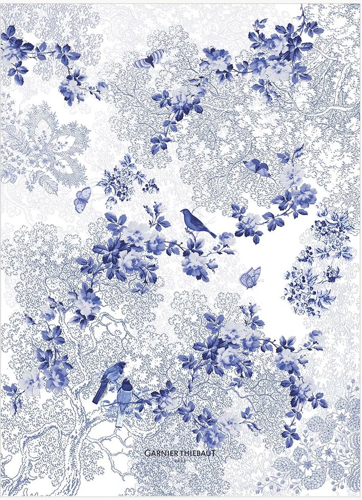 Panos de cozinha de linho lavado Voliere, conjunto de 4