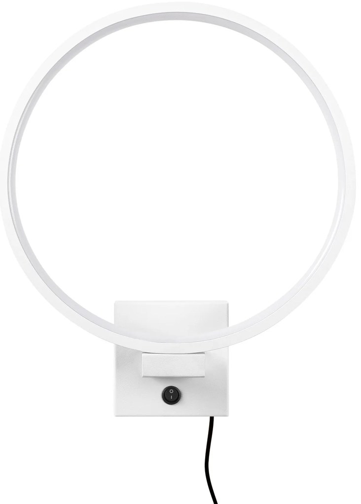 Aplique de Parede Halka – Branco – 30 cm x 36 cm x 9 cm