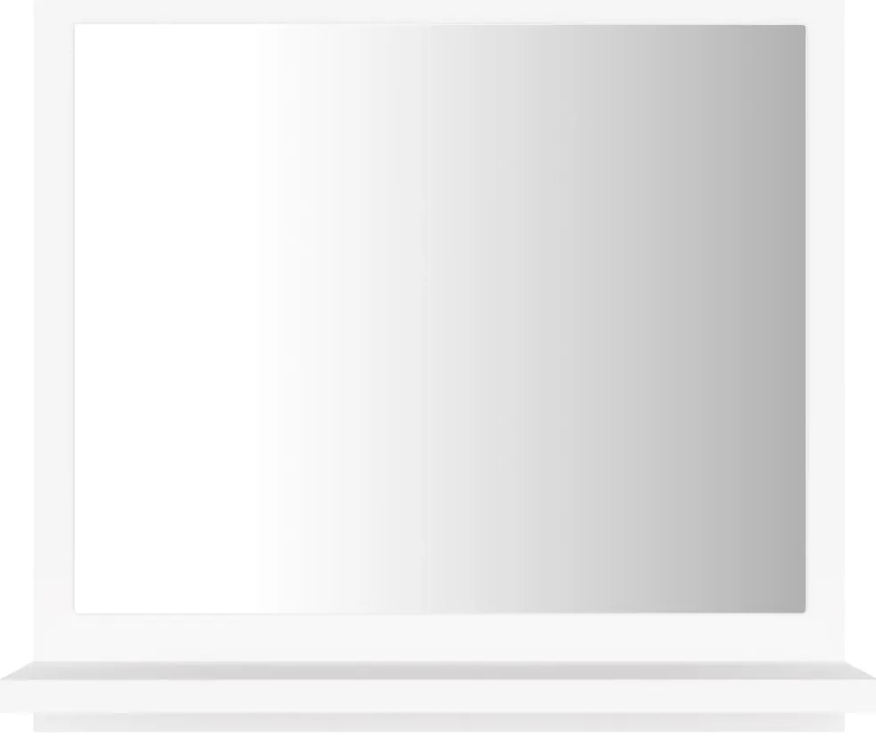 Espelho de casa de banho 40x10,5x37 cm derivados madeira branco