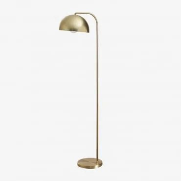 Candeeiro De Pé Em Ferro Nura Dourado - Sklum
