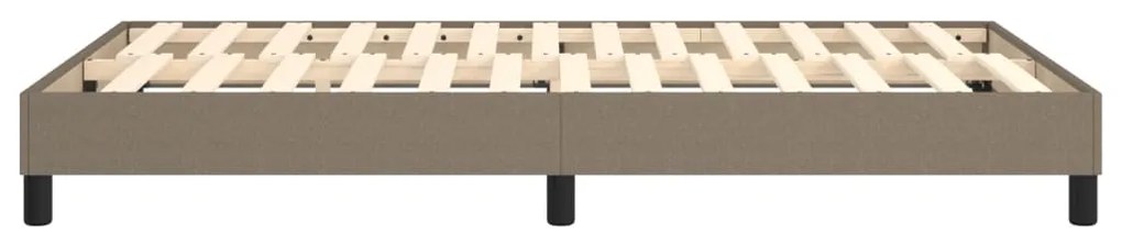 Estrutura cama sem colchão 120x200 cm tecido cinza-acastanhado