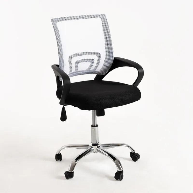 Cadeira Midi Pro - Branco e Preto