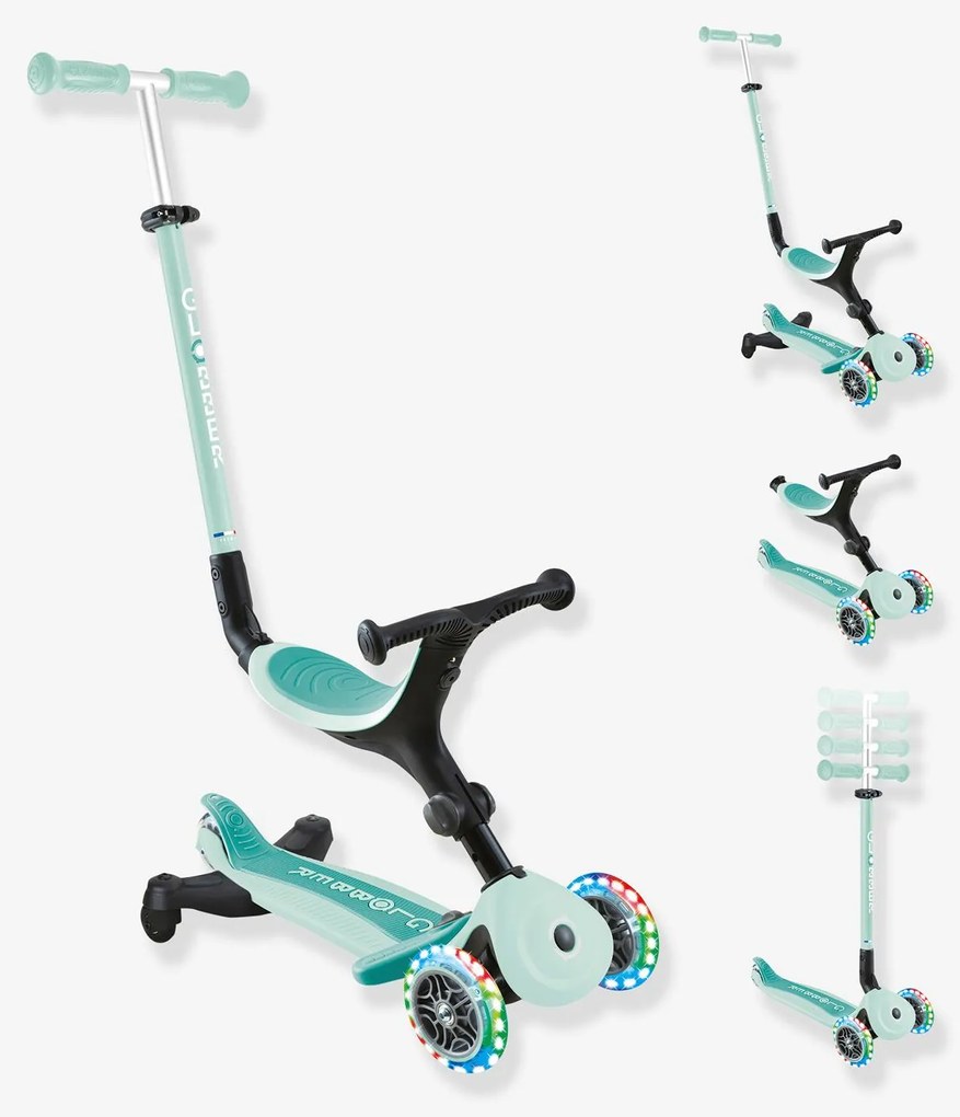 Trotinete evolutiva - Go Up Active Lights 360°- Globber verde-menta