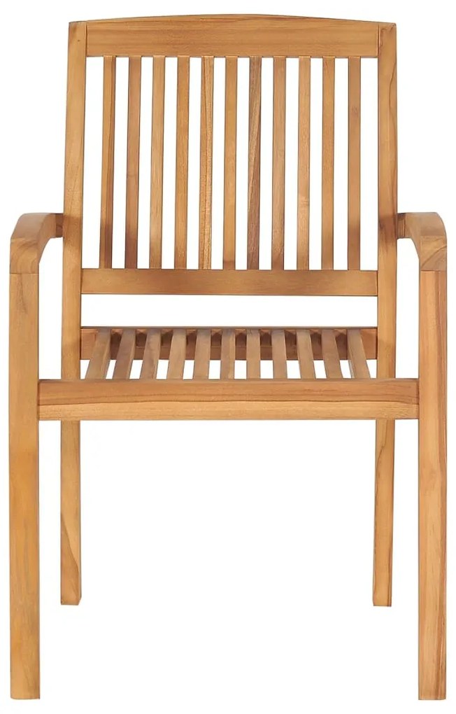 5 pcs conjunto de jantar para jardim madeira de teca maciça