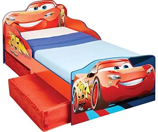 Cama infantil Filme carros faisca mcqueen filme carros 3 (Inclui colchão e almofada)