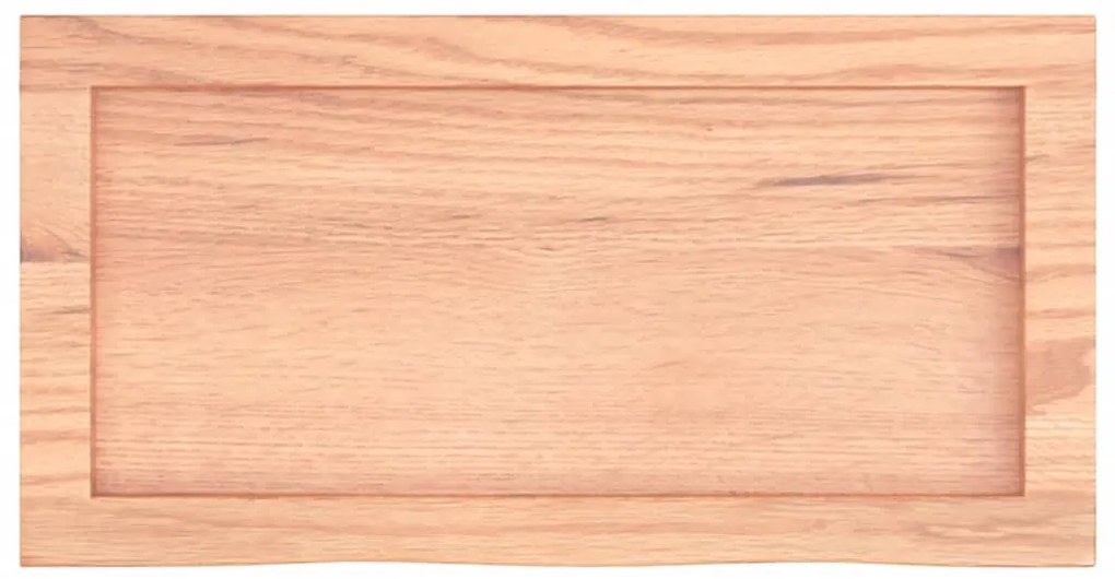 Prateleira de parede 60x30x(2-4) cm carvalho tratado castanho