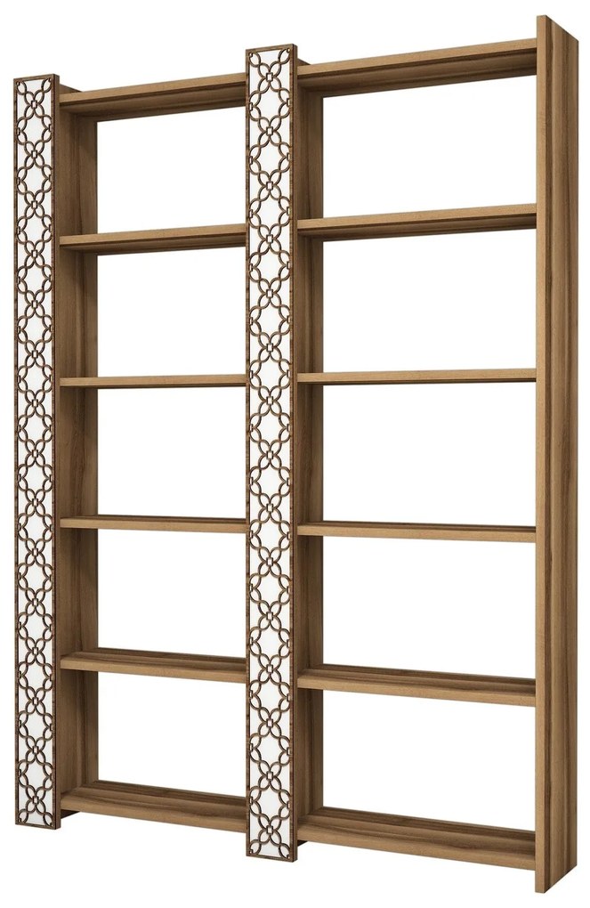 Estante City – Nogueira – 124,6 cm x 170 cm x 24,2 cm