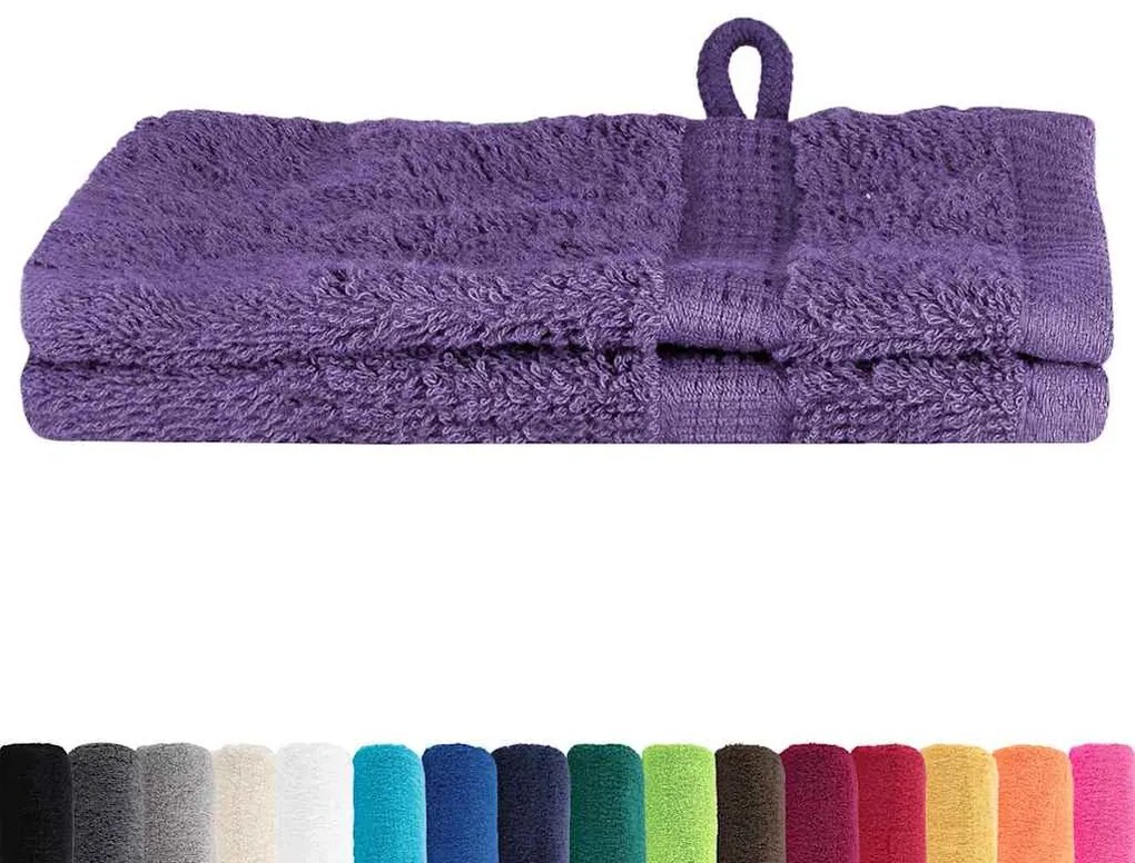Panos de prato 2 pcs Roxo 15 x 21 cm Algodão