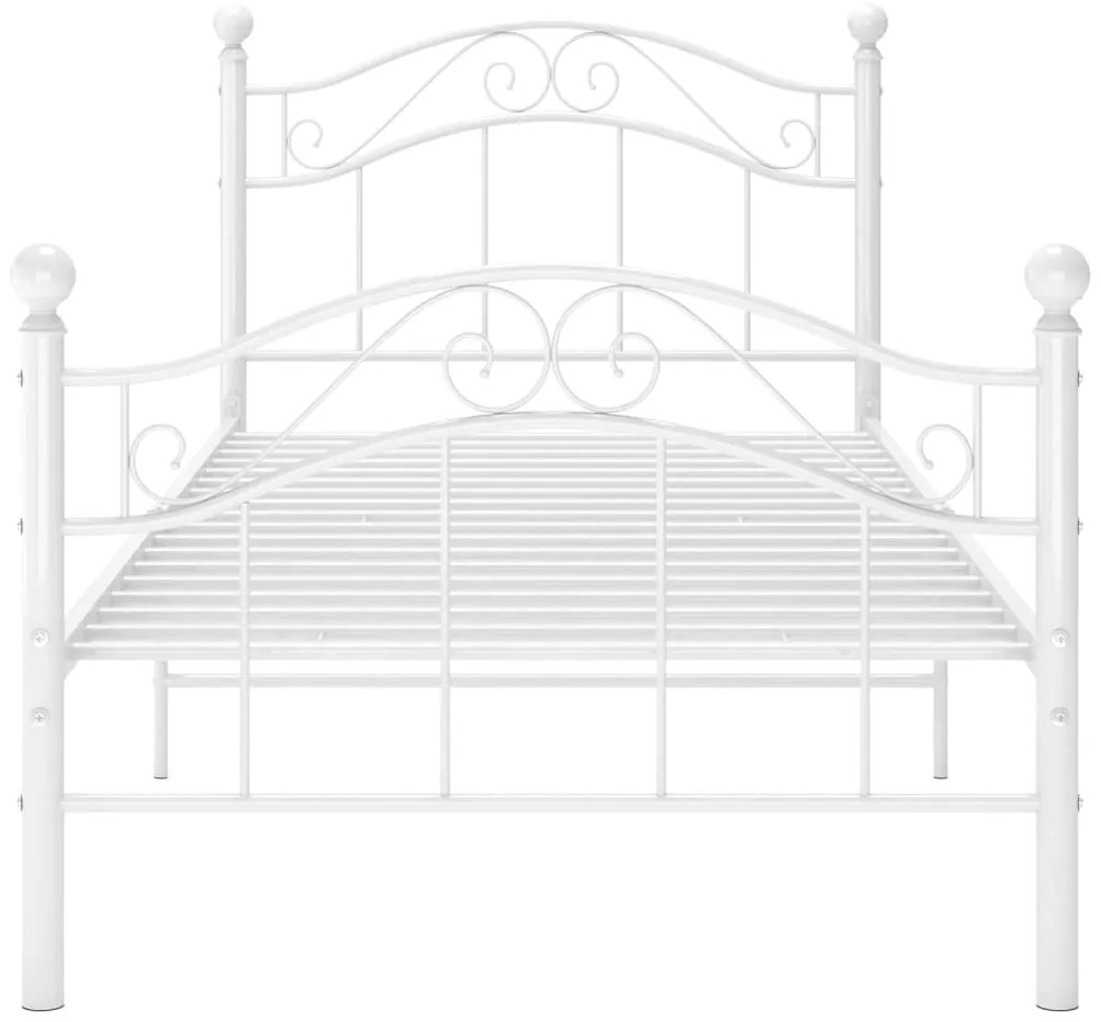 Estrutura de cama metal 90x200 cm branco