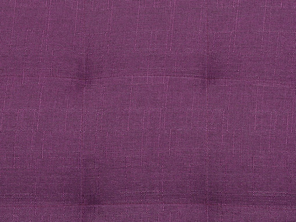 Repousa-pés em tecido violeta ABERDEEN II Beliani