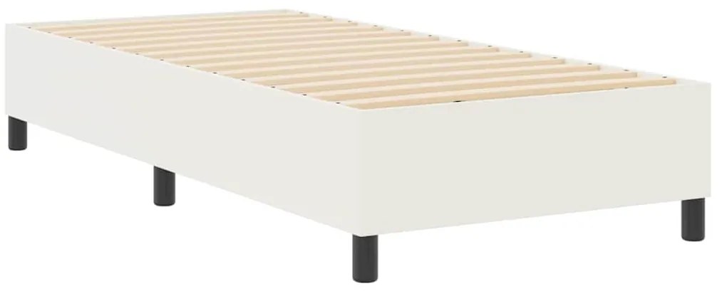 Cama Box VidaXL Creme 90x200 cm Tecido Acetinado