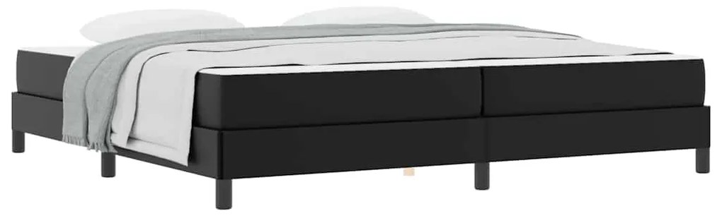 Cama Outros Preto 200 x 200 cm Couro sintético