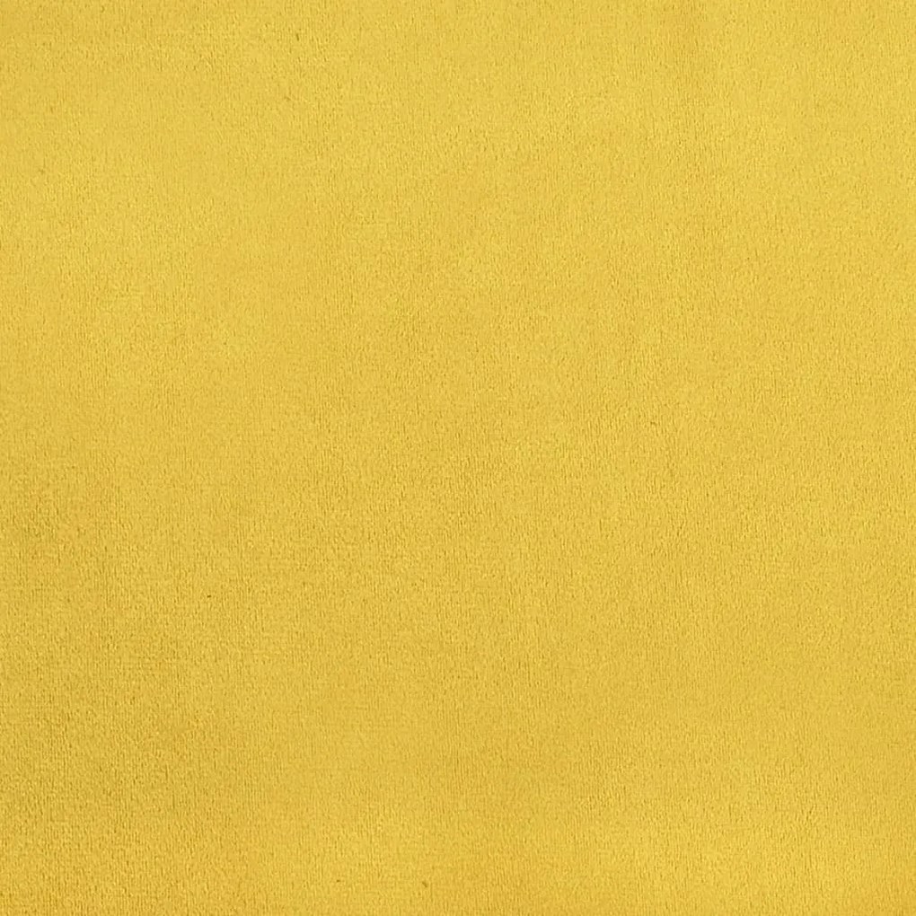 Poltrona Iris - Em Veludo - Cor Amarelo - 70x56x68 cm - Assento, Encos