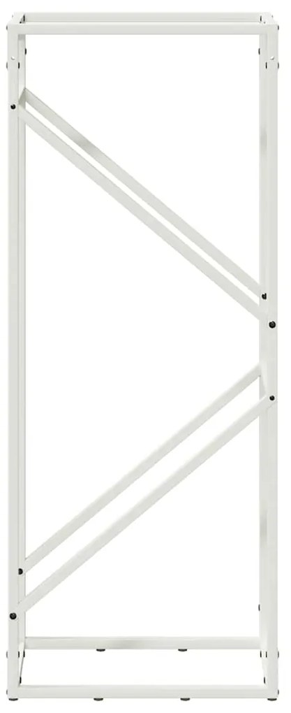 Suporte para lenha 40x25x100 cm aço laminado a frio branco