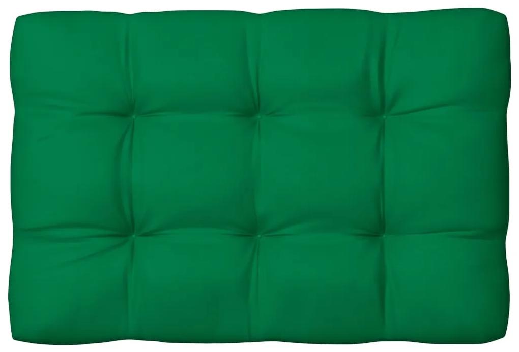Almofadões para sofás de paletes 7 pcs verde
