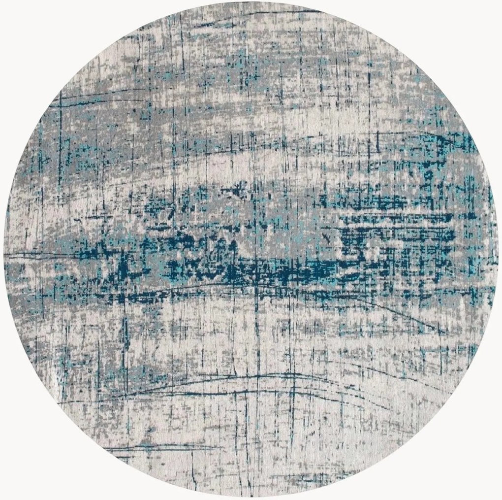 Tapete redondo lavável em jacquard para interior e exterior Griff