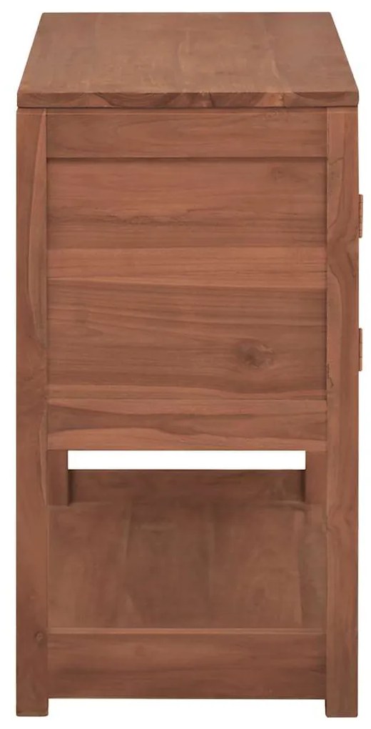 Armário de casa de banho 85x40x75 cm teca maciça