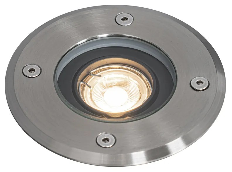 Conjunto de 6 Spots de Exterior Modernos em Aço 35mm Ajustáveis IP65 - Delux