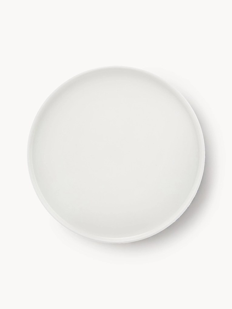 Pratos de pequeno-almoço em Fine Bone China Oco, conjunto de 6