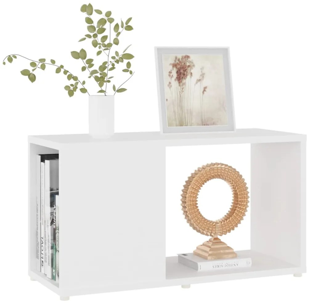 Móvel de TV 60x24x32cm contraplacado branco