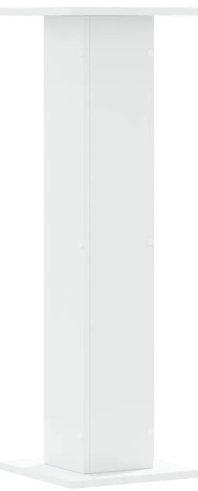 Suportes p/ plantas 2 pcs 30x30x95 cm derivados madeira branco