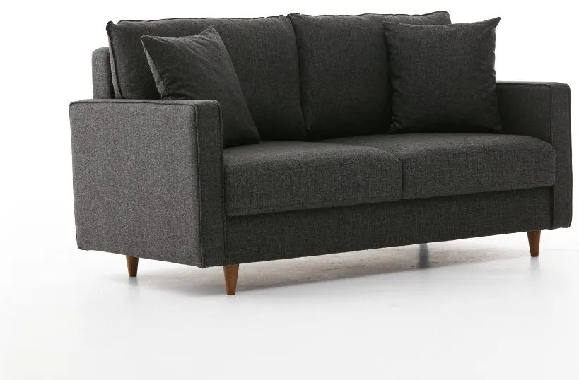 Sofá de 2 Lugares Eva – Antracite – 155x82x90 cm