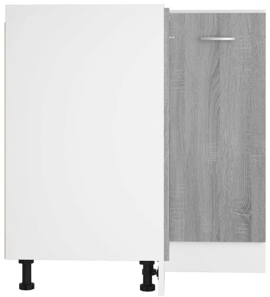 Armário cozinha “Lyon” 75,5x75,5x81,5cm sonoma cinza