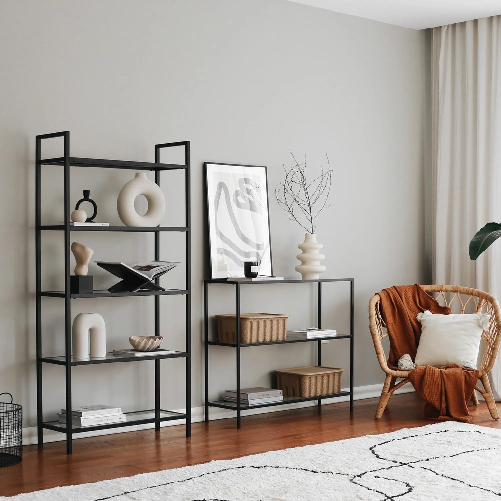 Cômoda D100 – Preto – 100 cm x 85 cm x 30 cm