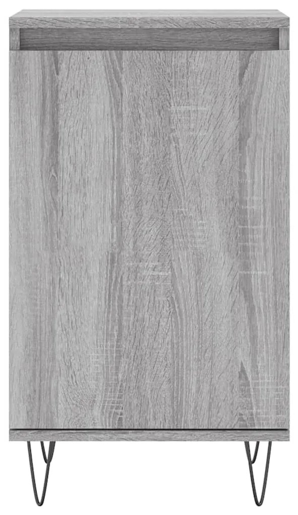 Aparadores 2 pcs 40x35x70 cm derivados madeira cinzento sonoma