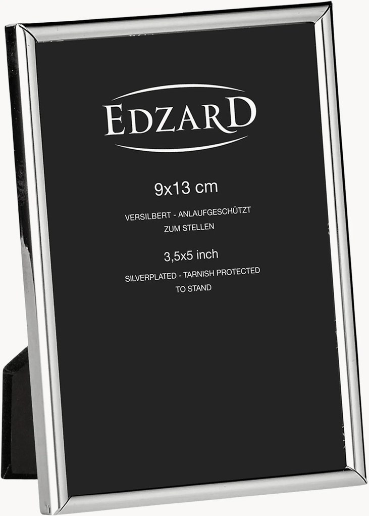 Moldura para fotografia banhado a prata Genua