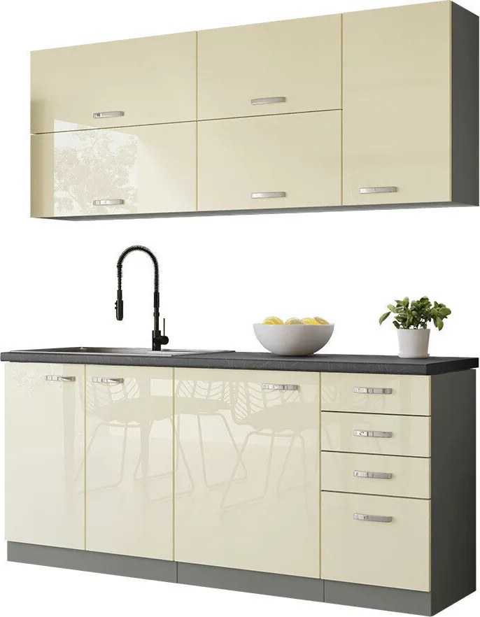 Conjunto de cozinha modular Multi Cream 124
