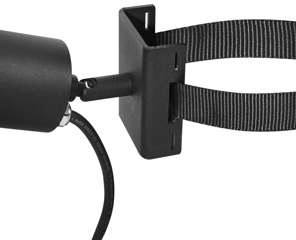 Foco de exterior preto para árvore GU10 50mm giratório e inclinável IP65 - Solo Moderno