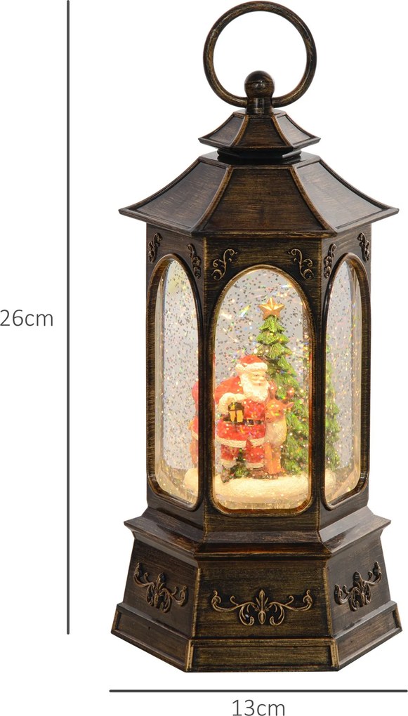 Bola de Neve Farol de Neve com Música e Luzes Globo de Neve com Pai Na