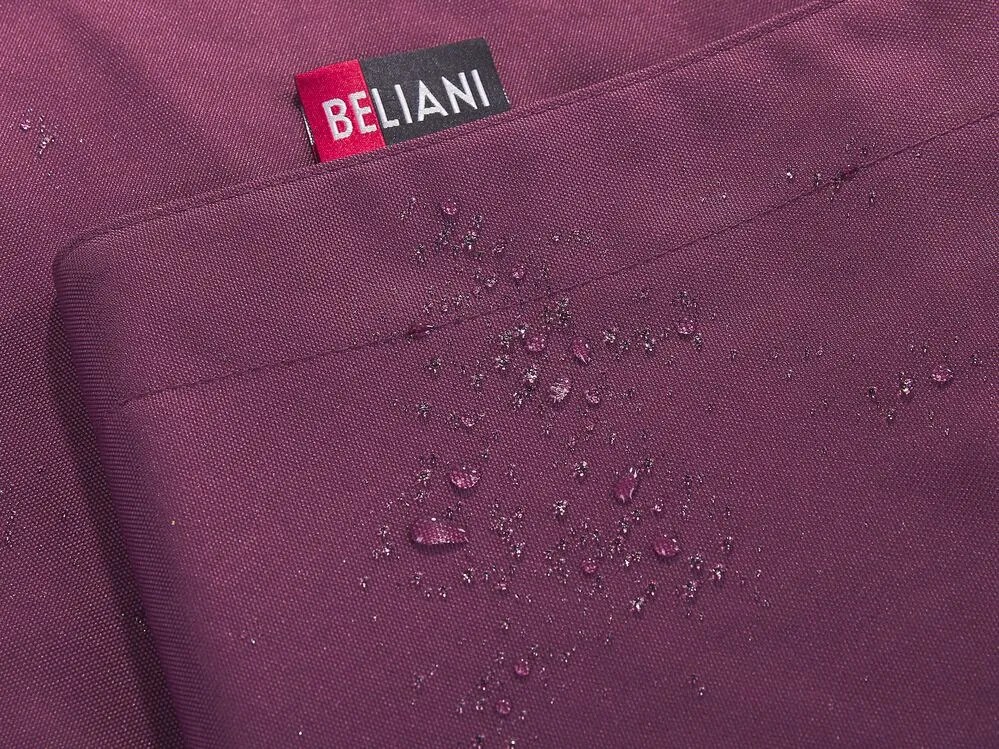 Pufe almofada roxo 140 x 180 cm FUZZY Beliani