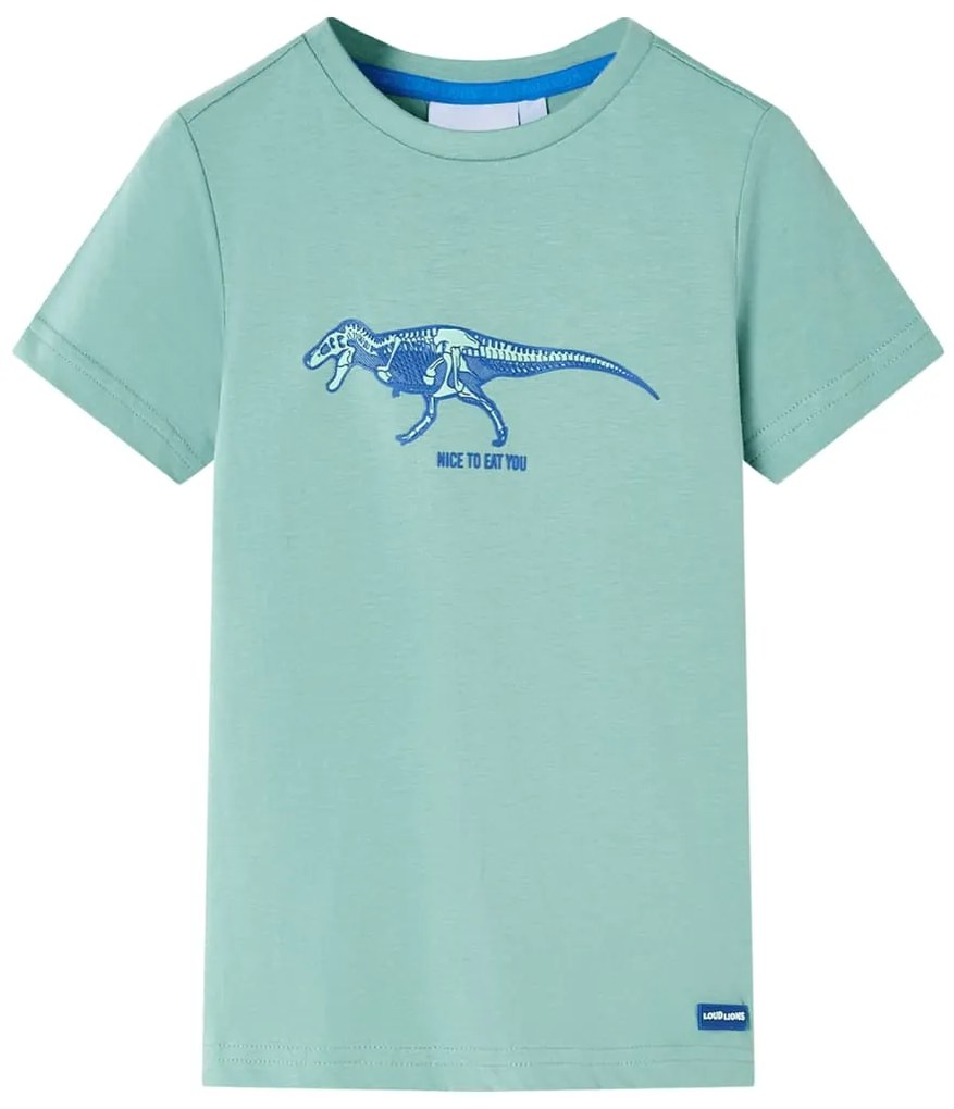 T-shirt para criança caqui-claro 116