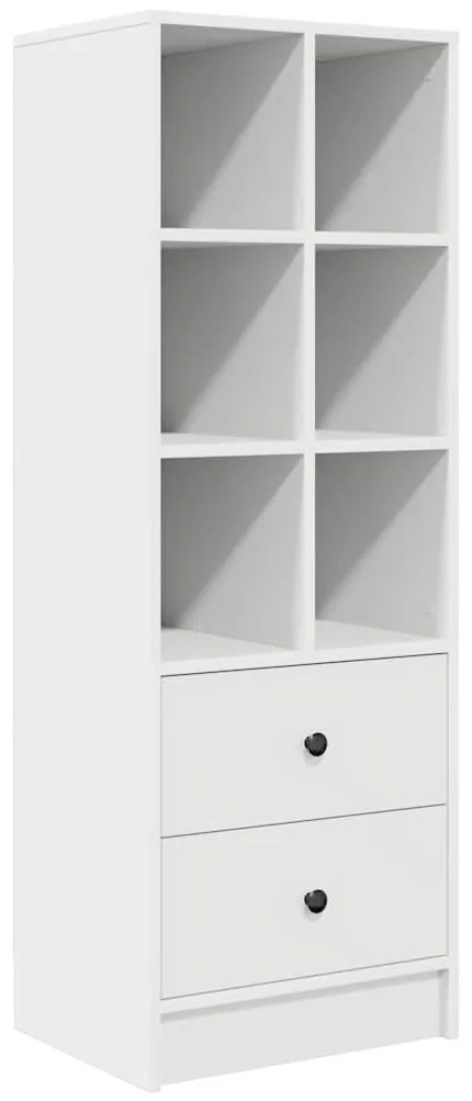 Mesa com Armazenamento Branca de Madeira de Engenharia