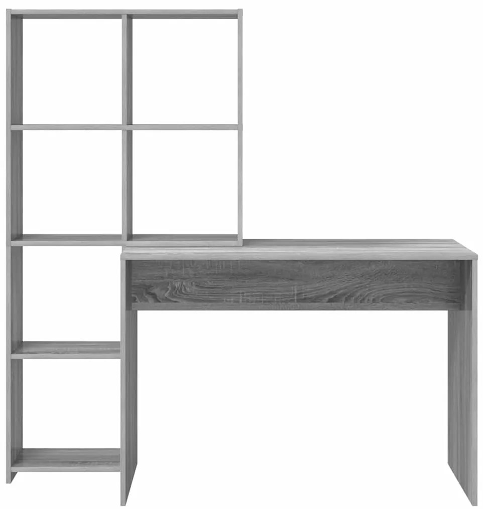 Mesa Sonoma cinzento 138.5 x 55 x 143 cm Madeira processada