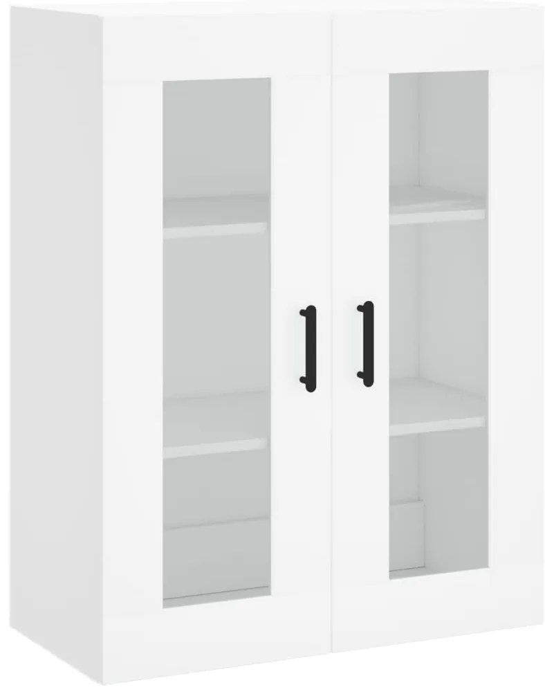 Móveis de parede 2 pcs derivados de madeira branco