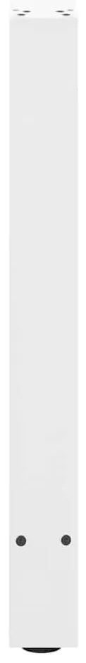 Pés para mesa de jantar , 2 peças, 100x (72-73) cm, branco, aço