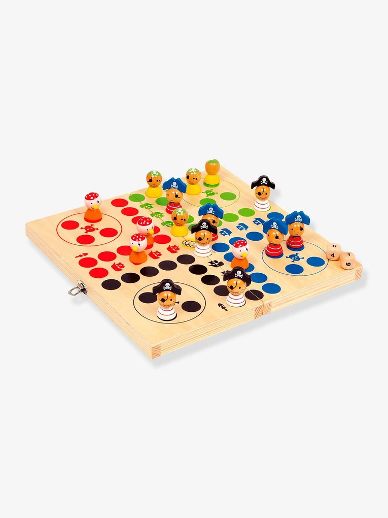 Jogo de Tabuleiro LUDO ILHA DOS PIRATAS small foot® multicolor