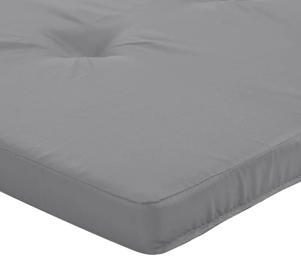 Almofadões p/ cadeira de terraço 2 pcs tecido oxford cinzento