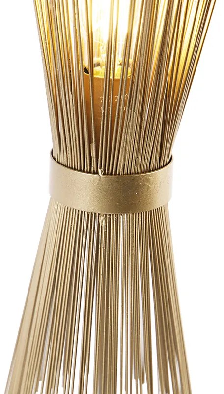 Candeeiro de mesa rústico em latão - Broom