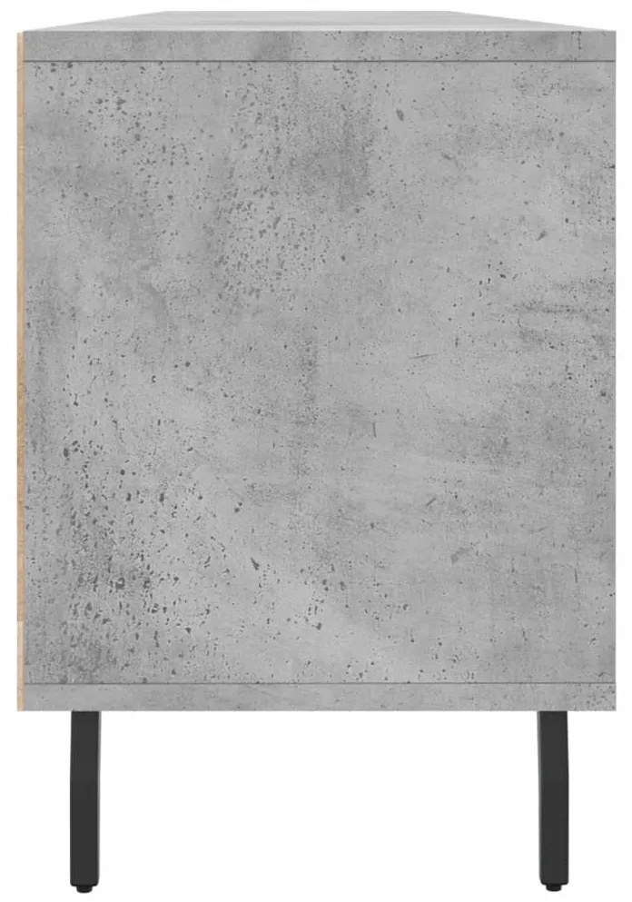 Móvel de TV 150x30x44,5 cm derivados de madeira cinza cimento